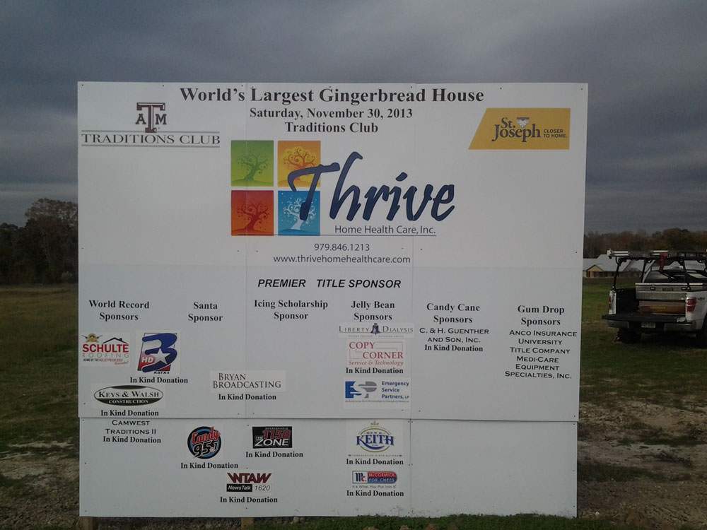gingber bread house sponsors bryan roofing