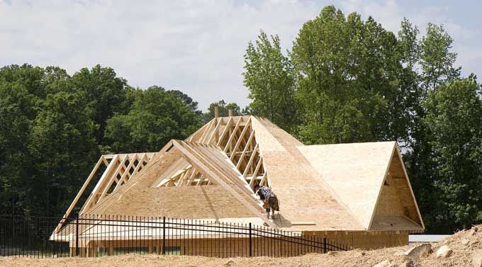 houston roofer building roof