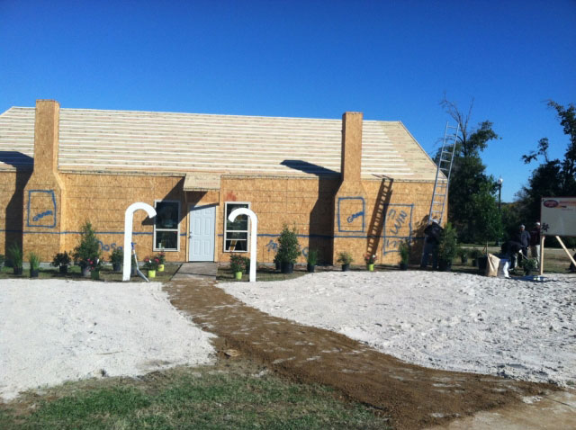 schulte roofing in bryan working on world record