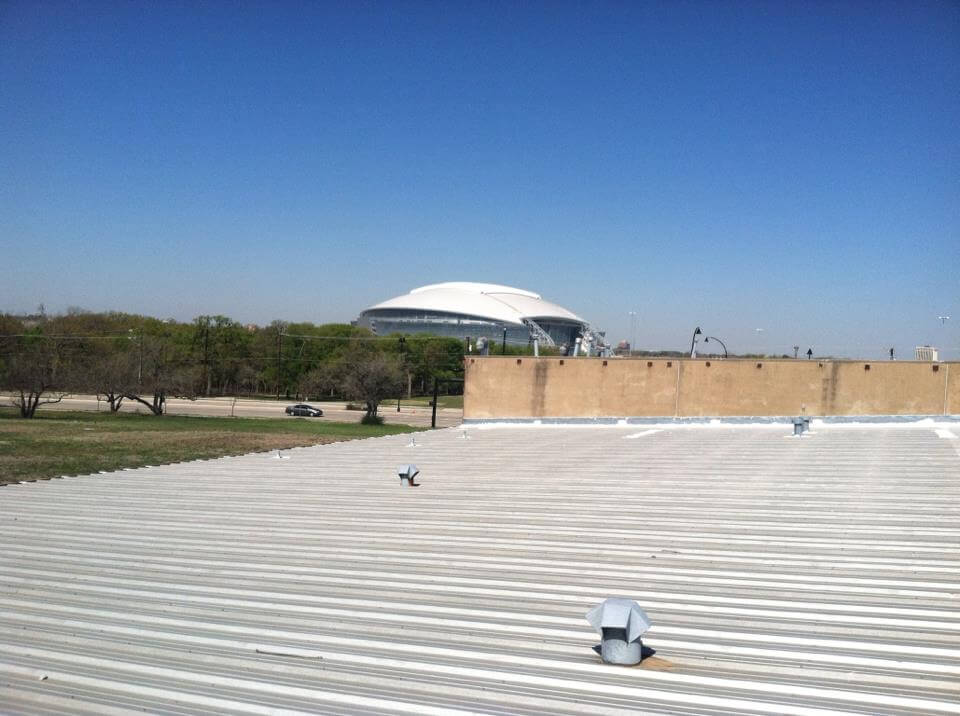 TPO roofing just north of College Station