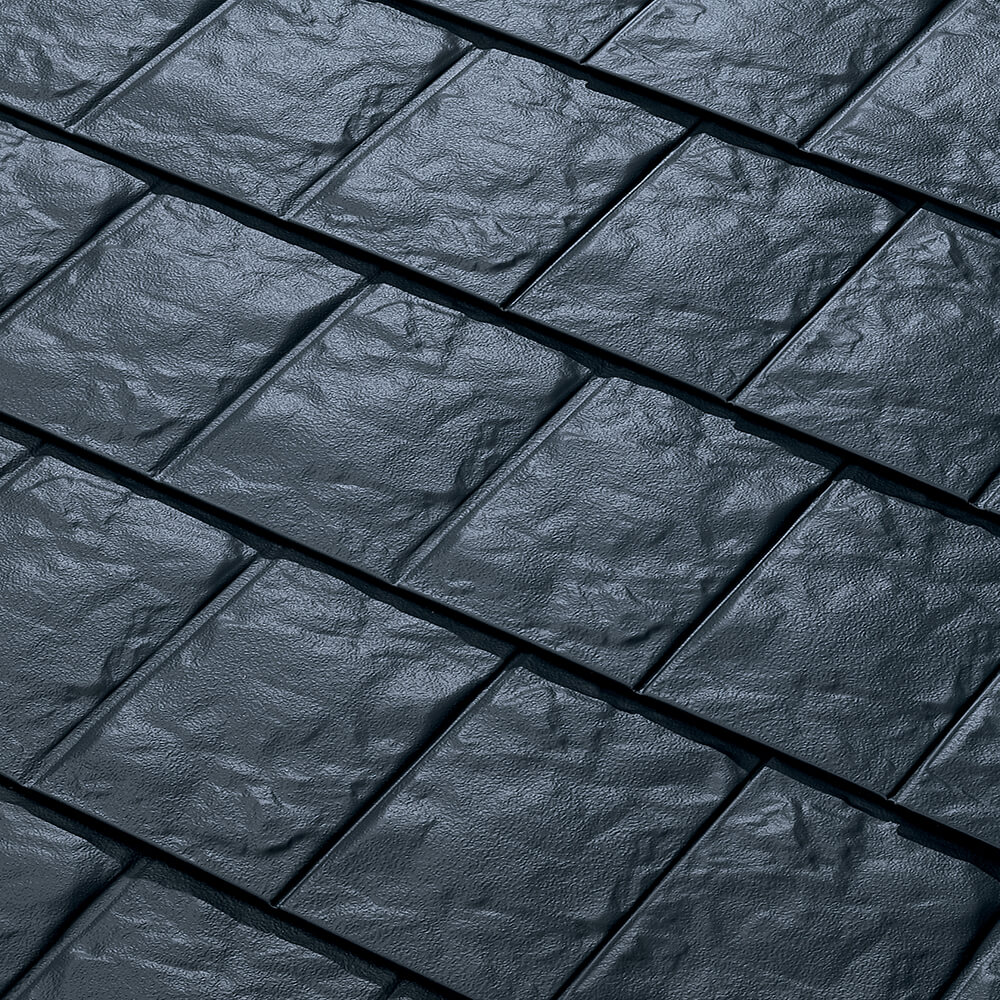 Schulte Roofing a College Station Roofer offers Stone Crest Slate Vermont Blue by Tamko Metalworks