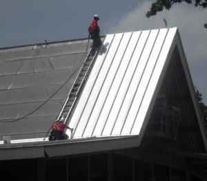 Standing Seam - Hand Made Panel Roof by Schulte Roofing a College Station Roofer