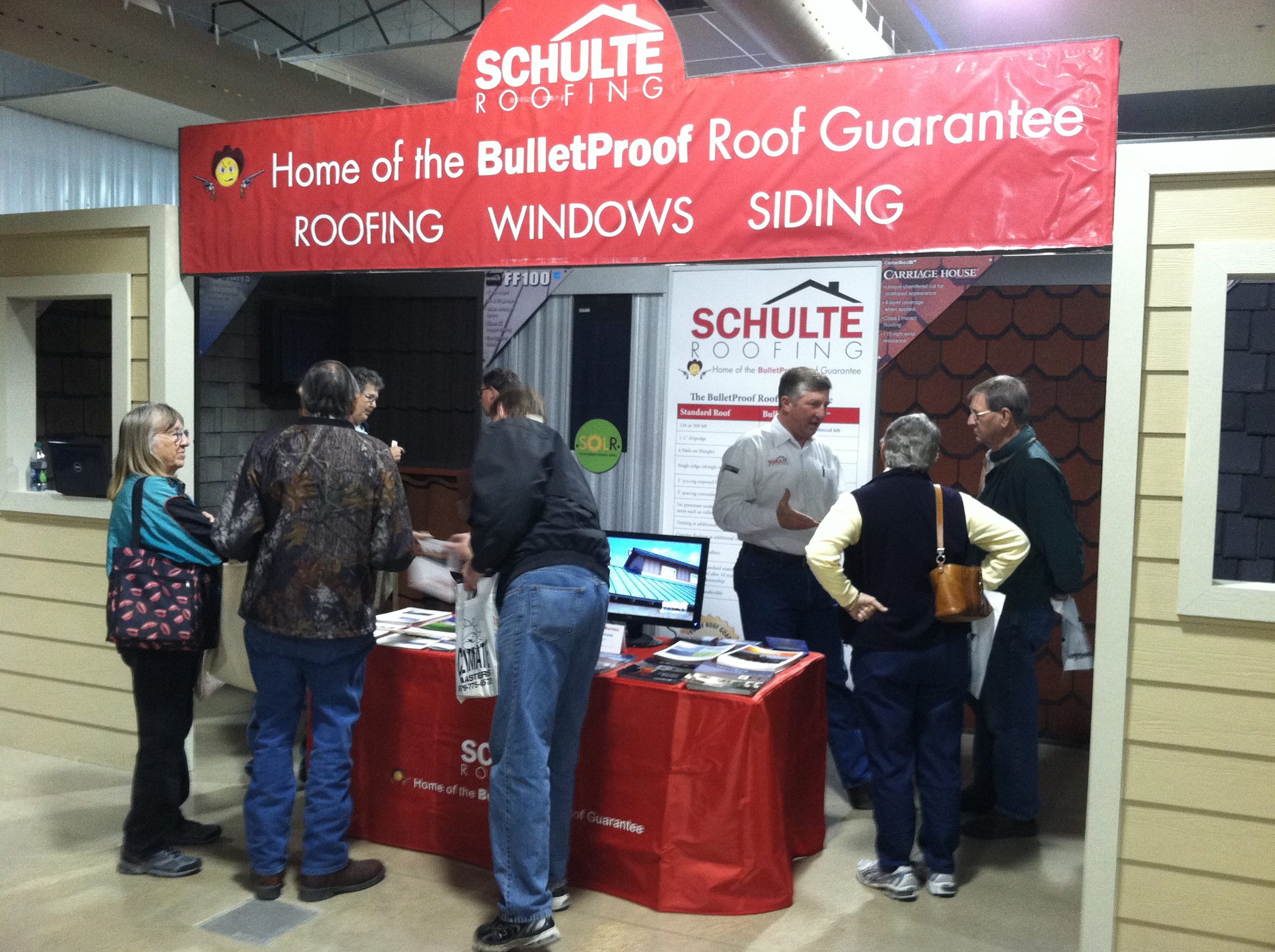 Schulte Roofing at the BCS Home and Garden Expo