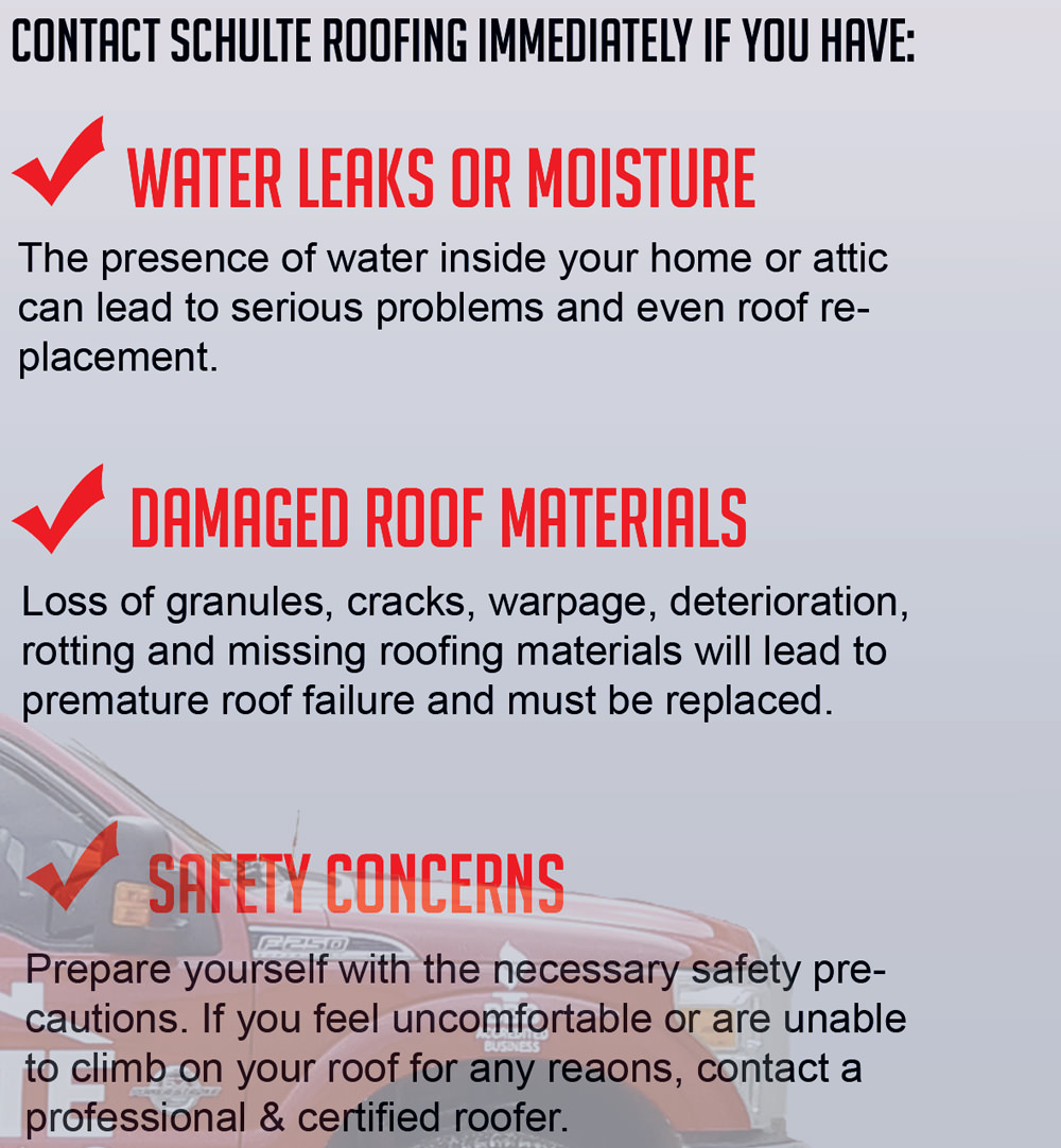 When to call a College Station roofer