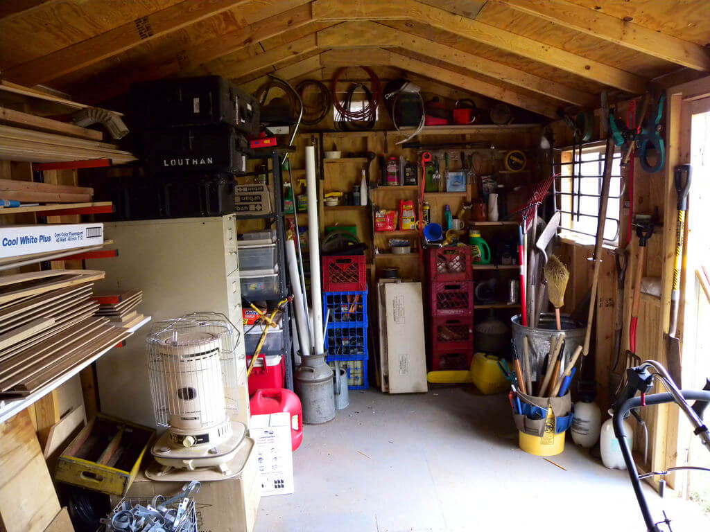 Cluttered Shed in College Station