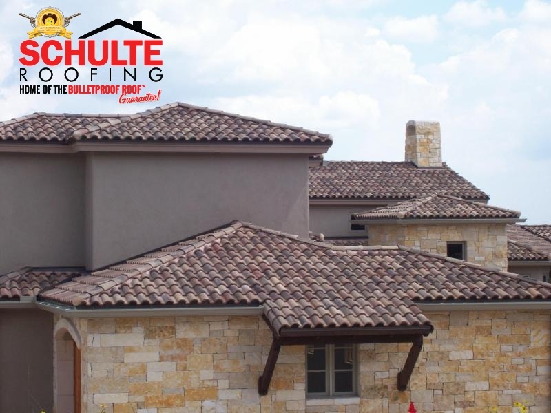 Claylite Tile Roof by Schulte Roofing a College Station Roofer