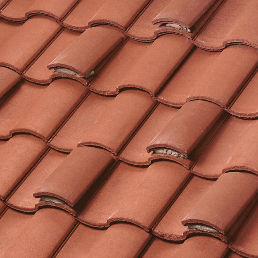 Schulte Roofing a College Station Roofer offers - Terra Cotta Barcelona Cap Tiles