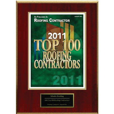 Schulte Roofing is a Top 100 Roofing Contractor