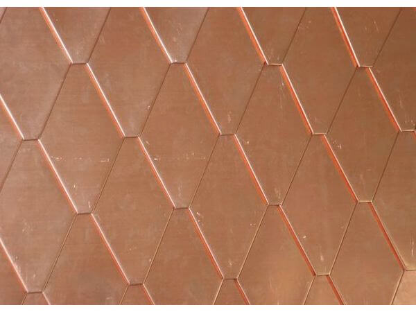 Copper Roof Close Up - Schulte Roofing