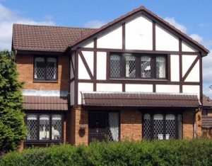 Tutor Style Home - A Bryan ,Texas Roof by Schulte Roofing