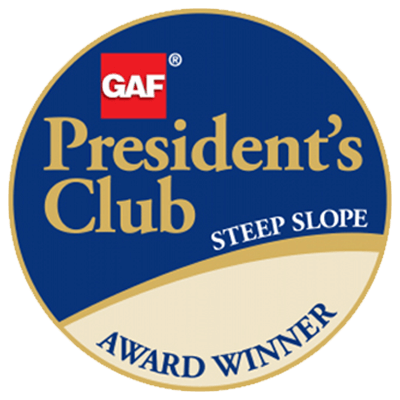 Schulte Roofing is a GAF President's Club Award Winner
