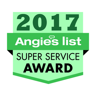 Schulte Roofing receives the Angie's List Super Service Award
