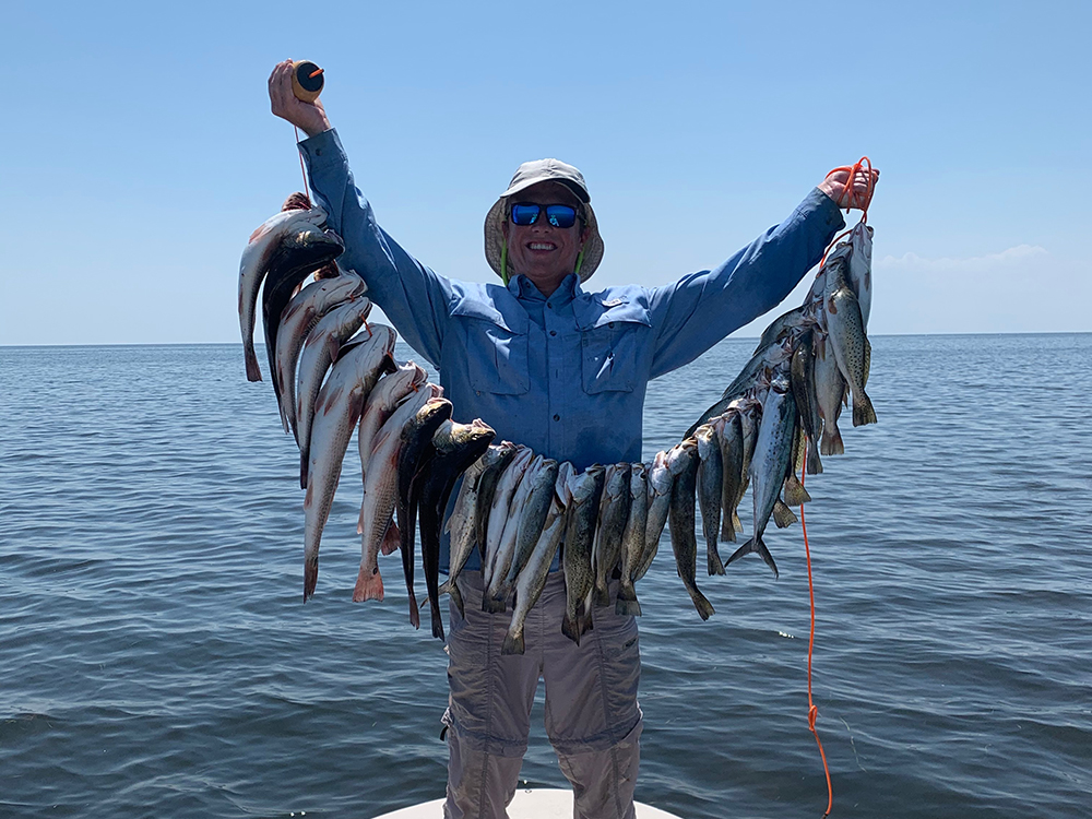 Big Catch from Regan - Schulte Roofing Company Fishing Trip