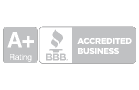 BBB Accredited A+ Logo - Schulte Roofing